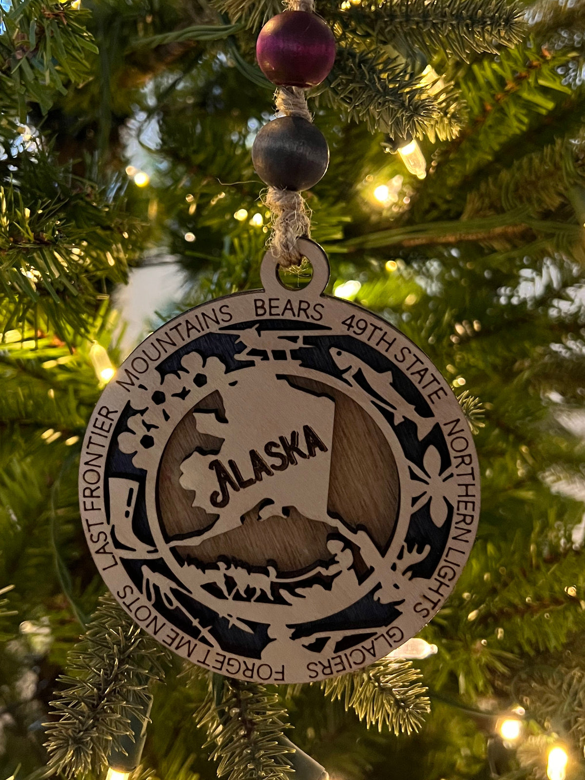 Alaska - State Christmas Ornament