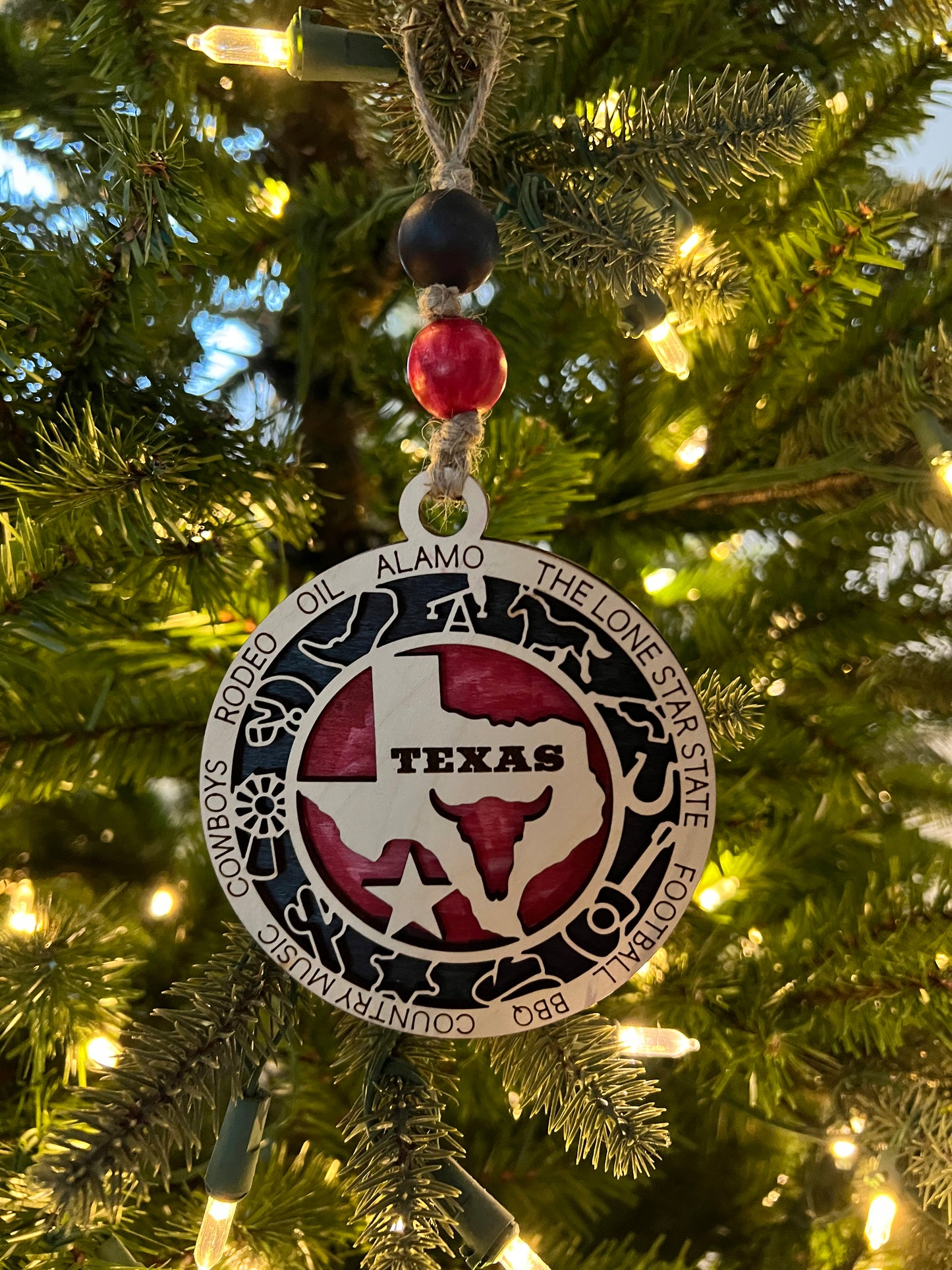 Display State Christmas Ornament - Texas