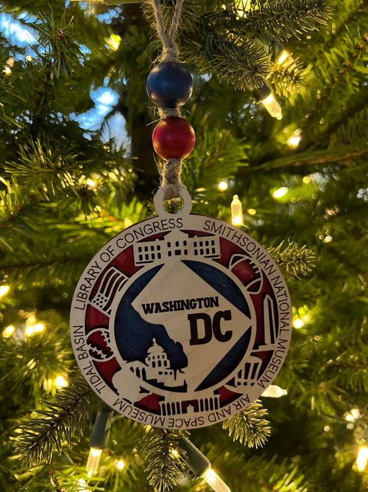 Display State Christmas Ornament - Washington DC