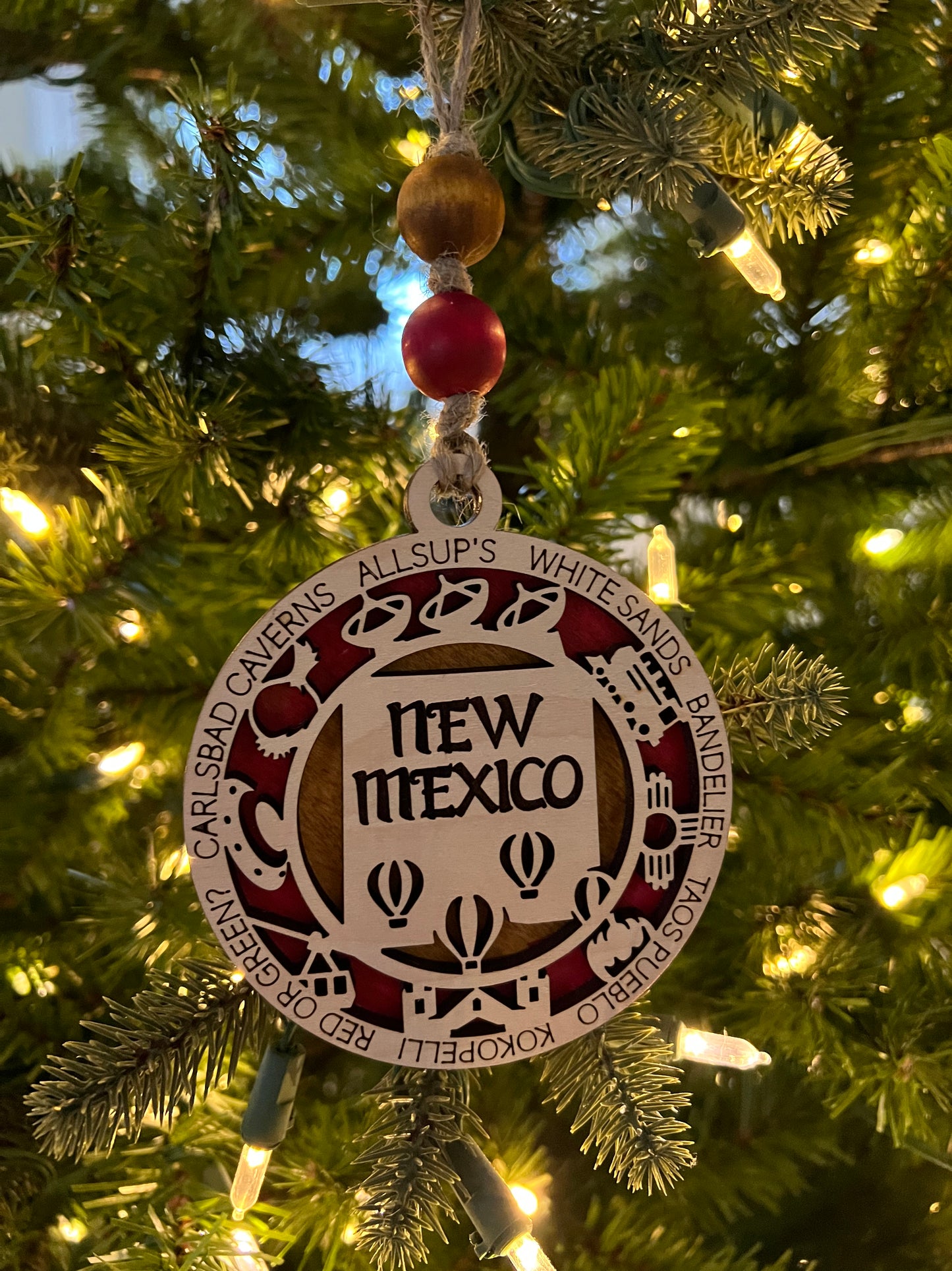 Display State Christmas Ornament - New Mexico